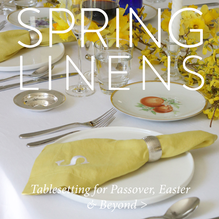 Spring Table Linens