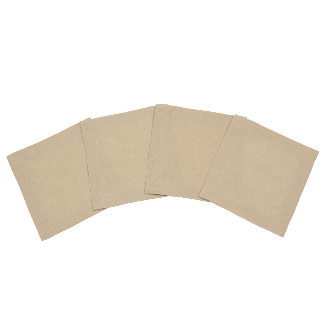 Camel Linen Cocktail Napkin