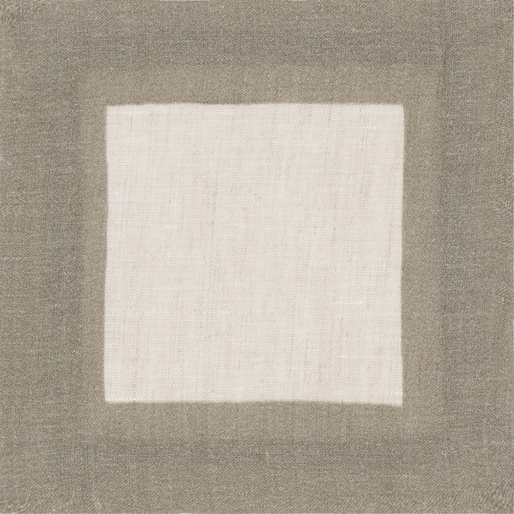 Cinta Herb Border Linen Cocktail Napkin