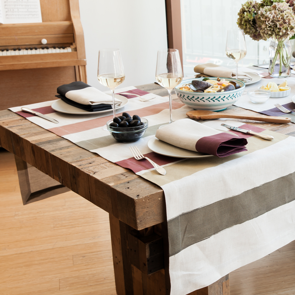 Linen Table Runner Fine Italian Luxury