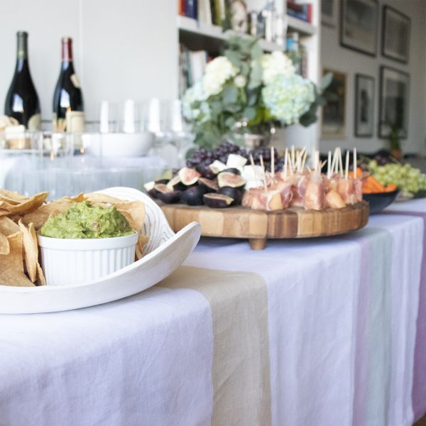 Square linen tablecloth deals