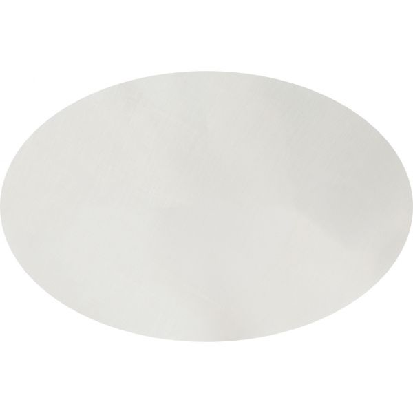 Cream shop oval tablecloth
