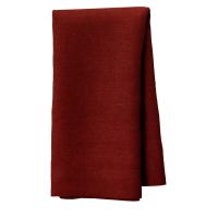 Burgundy dark red linen napkin 
