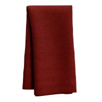 Burgundy dark red linen napkin 