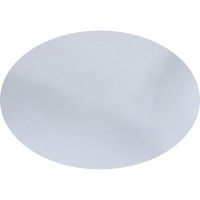 Sky Blue Oval Linen Tablecloth