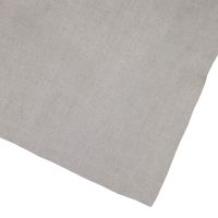 Dark Natural Square Linen Tablecloth 