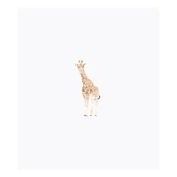 Giraffe Linen Baby Blanket