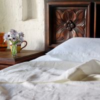 Ivory Linen Pillowcase (Pair)