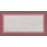 Burgundy red Ombre print natural linen tablecloth 