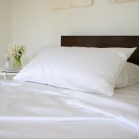 White 600TC Organic Sateen Sheet Set