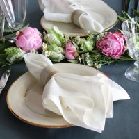 Petrol Green Rectangular Linen Tablecloth