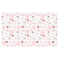 Poppy Floral Print Linen Tablecloth 