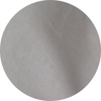 Silver grey round linen tablecloth