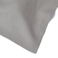 Huddleson Silver grey square linen tablecloth
