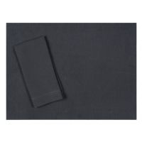 Huddleson slate charcoal grey linen placemat