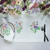 Sweet Pea Linen Placemat