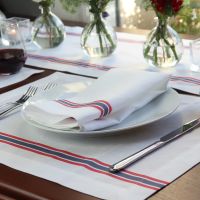 Ticking Stripe Linen Napkin