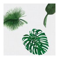 Tropical Leaves Linen Napkin