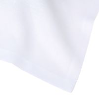 Huddleson white linen tablecloth. Classic, finest quality tablecloth for rectangular table. 