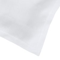 White Linen Hemstitched Placemat