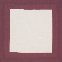 Cinta Napkin Burgundy Border-$19     				