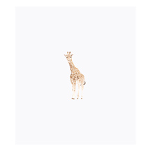 Giraffe Linen Baby Blanket -$65