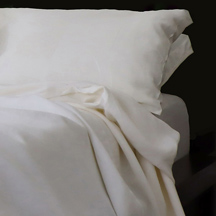 Ivory Linen Blanket Bedspread-$370