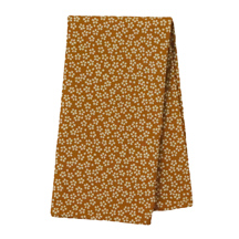 Japanese Flower Ochre Napkin-$14